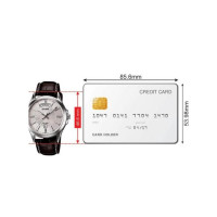 Casio – Homme cadran argenté – Dateur jours/mois – Bracelet cuir marron – MTP-1381L-7AVDF