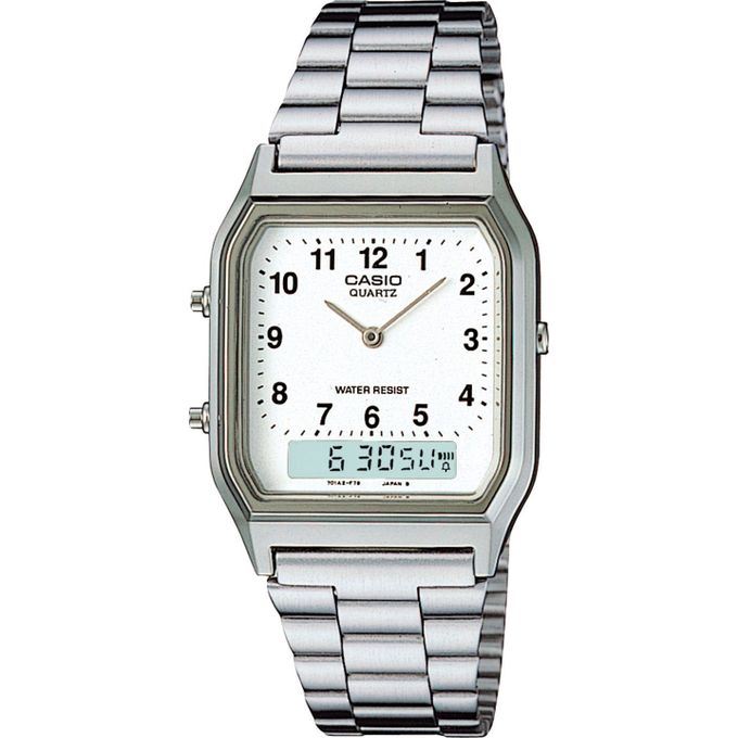 Casio – Design classique pour Homme · Double montre – AQ-230A-7B