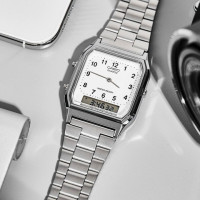 Casio – Design classique pour Homme · Double montre – AQ-230A-7B