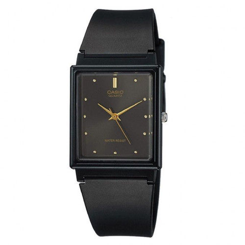 Casio – Classique cadran noir rectangulaire – Bracelet en silicone noir – MQ-38-1ADF Casio – Classique cadran noir rectangulaire – Bracelet en silicone noir – MQ-38-1ADF