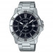 Casio – Cadran noir en bracelet inoxydable et avec dateur pour homme – MTP-VD01D-1CV Casio – Cadran noir en bracelet inoxydable et avec dateur pour homme – MTP-VD01D-1CV