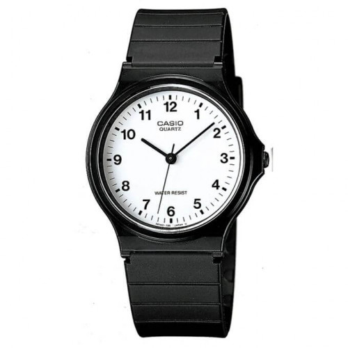 Casio – Montre classique Quartz analogique cadran blanc – MQ-24-7BLDF