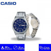 Casio – Homme – Cadran bleu – Dateur « jour/mois » – Acier inoxydable – MTP-V006D-2BUDF