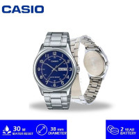 Casio – Homme – Cadran bleu – Dateur « jour/mois » – Acier inoxydable – MTP-V006D-2BUDF