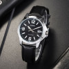 Casio – Noir – Cadran noir avec dateur – Bracelet en cuir noir – MTP-V004L-1B