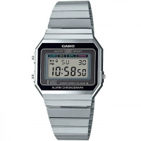Casio – SUPER SLIM CASE – Vintage Collection – Bracelet en acier – A700W-1ADF