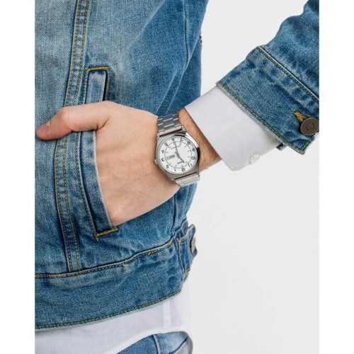 Casio – Homme – Cadran blanc – Dateur « mois/jour » – Acier inoxydable – MTP-V006D-7B2UDF Casio – Homme – Cadran blanc – Dateur « mois/jour » – Acier inoxydable – MTP-V006D-7B2UDF