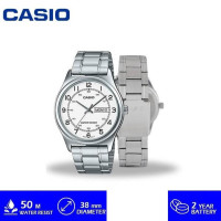 Casio – Homme – Cadran blanc – Dateur « mois/jour » – Acier inoxydable – MTP-V006D-7B2UDF