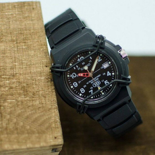 Casio – Cadran noir – Avec dateur sur 3h – Bracelet en silicone noir – HDA-600B-1BVDF Casio – Cadran noir – Avec dateur sur 3h – Bracelet en silicone noir – HDA-600B-1BVDF