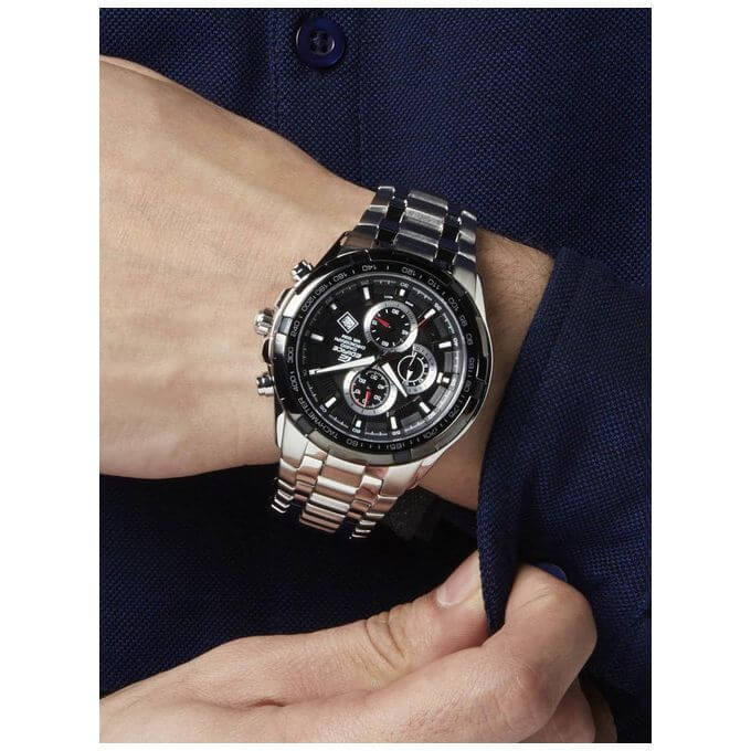 Casio – Chronographe sportif à grand cadran – Edifice Collection – EF-539D-1AVUDF