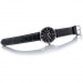 Casio – Bracelet cuir noir couture blanche – Cadran noir – MTP-1374L-1A Casio – Bracelet cuir noir couture blanche – Cadran noir – MTP-1374L-1A