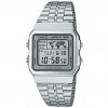 Casio – Homme – Vintage argenté – Bracelet en acier inoxydable – A500WA-7DF