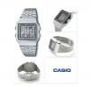 Casio – Homme – Vintage argenté – Bracelet en acier inoxydable – A500WA-7DF