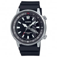 Casio – Sportive et élégante avec un anneau de compas rotatif, étanche 100m – MTD-130-1AV