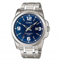 Casio – Montre homme argentée – Bracelet en acier inoxydable – MTP-1314D-2AVDF