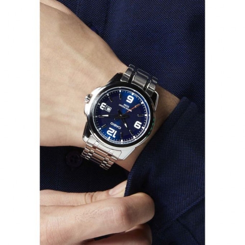 Casio – Montre homme argentée – Bracelet en acier inoxydable – MTP-1314D-2AVDF Casio – Montre homme argentée – Bracelet en acier inoxydable – MTP-1314D-2AVDF