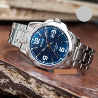 Casio – Montre homme argentée – Bracelet en acier inoxydable – MTP-1314D-2AVDF