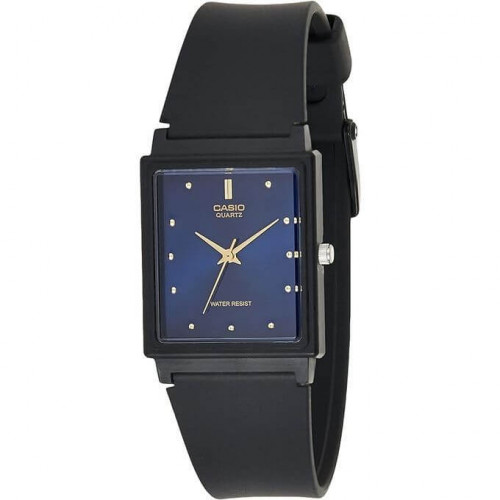 Casio – Cadran bleu – Rectangulaire classique – Étanche & bracelet en résine – MQ-38-2A Casio – Cadran bleu – Rectangulaire classique – Étanche & bracelet en résine – MQ-38-2A
