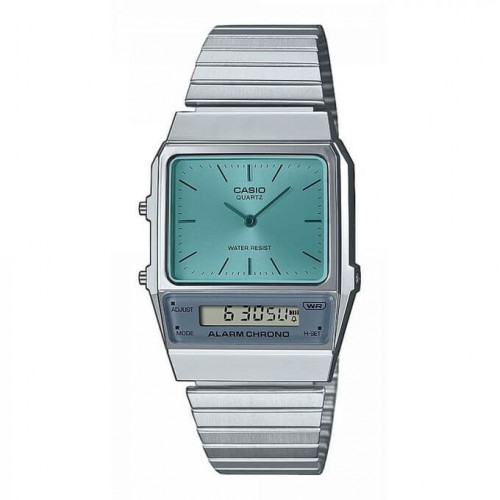Casio – Style rétro et élégant – Vintage Collection – Style des années 80 – Double montres – AQ-800EC-2ADF Casio – Style rétro et élégant – Vintage Collection – Style des années 80 – Double montres – AQ-800EC-2ADF