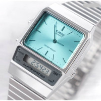 Casio – Style rétro et élégant – Vintage Collection – Style des années 80 – Double montres – AQ-800EC-2ADF