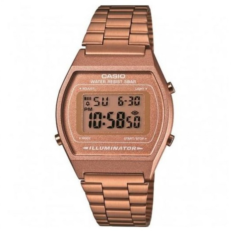 Casio – Bronze – Bracelet en acier inoxydable – Vintage Collection – Unisexe – B640WC-5ADF
