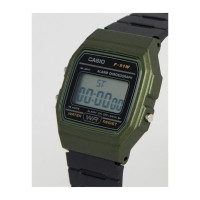 Casio – Montre Digital homme – bracelet caoutchouc noir – F-91WM-3ADF