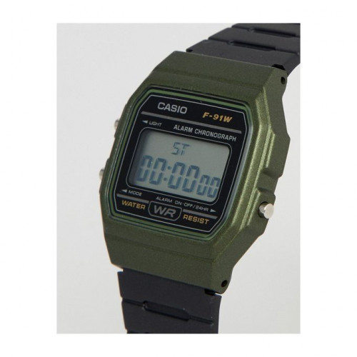 Casio – Montre Digital homme – bracelet caoutchouc noir – F-91WM-3ADF Casio – Montre Digital homme – bracelet caoutchouc noir – F-91WM-3ADF