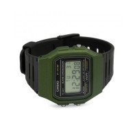 Casio – Montre Digital homme – bracelet caoutchouc noir – F-91WM-3ADF