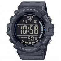 Casio – Digitale – Cadran noir / digits blanc – Étanche à 100 mètres – AE-1500WH-8BVDF