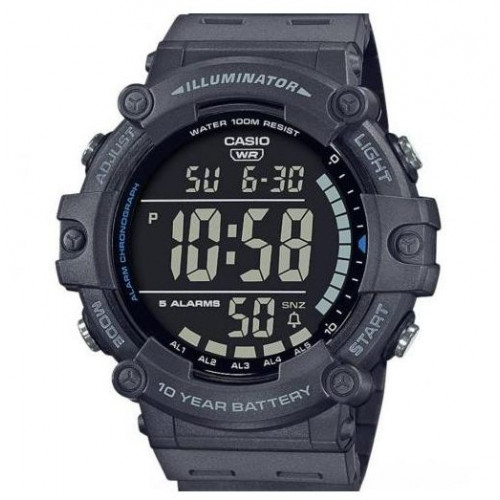 Casio – Digitale – Cadran noir / digits blanc – Étanche à 100 mètres – AE-1500WH-8BVDF Casio – Digitale – Cadran noir / digits blanc – Étanche à 100 mètres – AE-1500WH-8BVDF