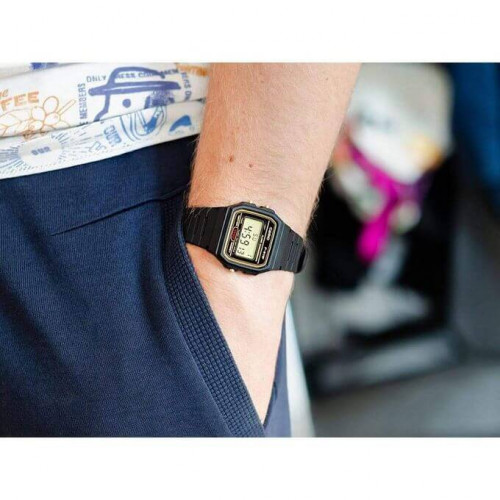 Casio – Digital pour homme – Bracelet en caoutchouc – F-91WG-9QDF Casio – Digital pour homme – Bracelet en caoutchouc – F-91WG-9QDF