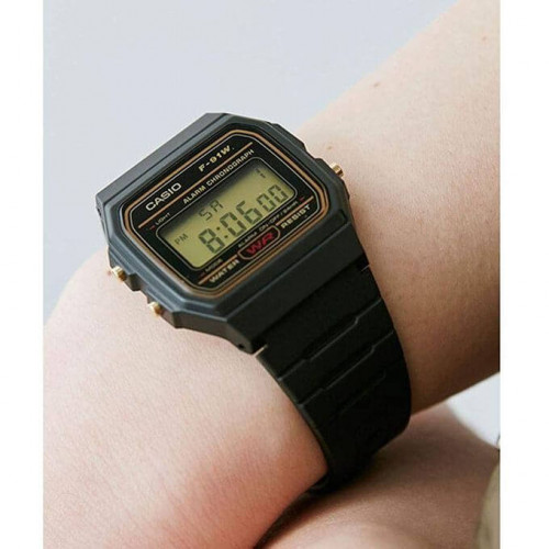 Casio – Digital pour homme – Bracelet en caoutchouc – F-91WG-9QDF Casio – Digital pour homme – Bracelet en caoutchouc – F-91WG-9QDF