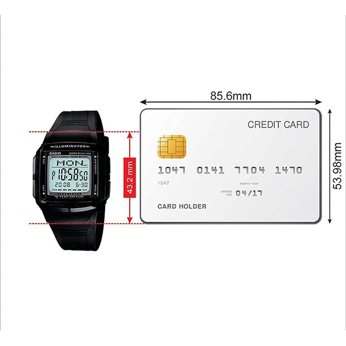 Casio – Homme – idéal pour stocker vos numéros téléphoniques – DB-36-1AVDF