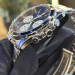 Casio – Montre fond bleu pour hommes – Tout en acier inoxydable & étanche 50 m – MTP-1374D-2A3V Casio – Montre fond bleu pour hommes – Tout en acier inoxydable & étanche 50 m – MTP-1374D-2A3V