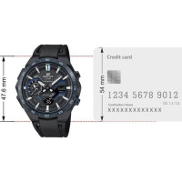 Casio – Synchronisation avec votre smartphone via Bluetooth® – Solaire – Bracelet en résine noir – BCE-2200PB-1A