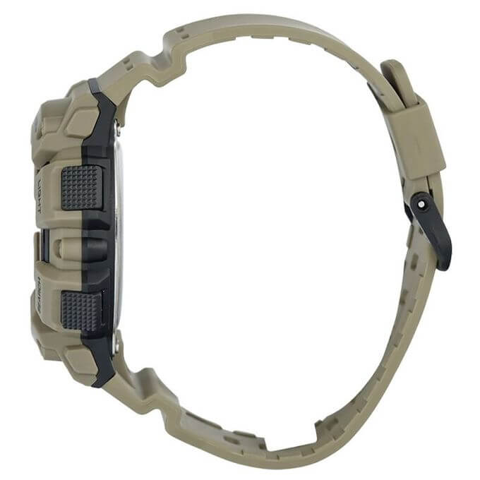 Casio – Montre sport en résine verte, autonomie pile 10 ans & indicateurs de phase lunaire – WS-1500H-5BV