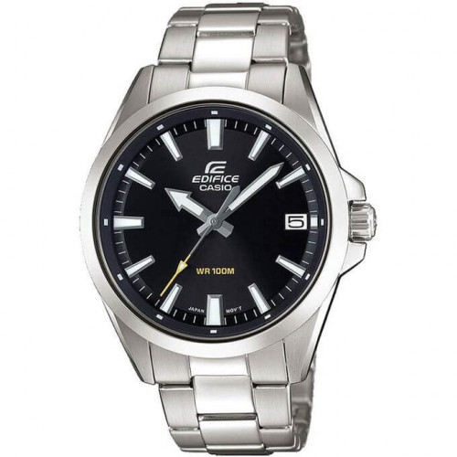 Casio – Montre pour hommes cadran noir – WR 100 mètres – Bracelet en inoxydable – EFV-100D-1AV Casio – Montre pour hommes cadran noir – WR 100 mètres – Bracelet en inoxydable – EFV-100D-1AV