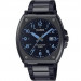 Casio – Tout en acier inoxydable noir – avec dateur & étanche – Index chiffres bleu – MTP-E715D-1AV Casio – Tout en acier inoxydable noir – avec dateur & étanche – Index chiffres bleu – MTP-E715D-1AV