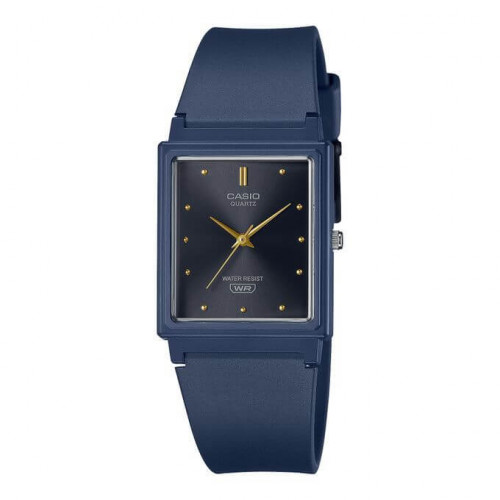 Casio – Unisexe – Bleu cadran noir – Bracelet en résine bleu – Étanche – MQ-38UC-2A1DF Casio – Unisexe – Bleu cadran noir – Bracelet en résine bleu – Étanche – MQ-38UC-2A1DF