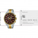 Casio – Édifice Collection pour homme – Cadran marron – Bracelet en acier bicolore – EFV-610SG-5AV Casio – Édifice Collection pour homme – Cadran marron – Bracelet en acier bicolore – EFV-610SG-5AV