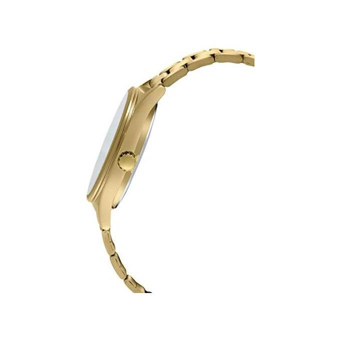 Casio – Doré cadran noir – Index tirets – Diamètre boîtier 38 mm – MTP-V006G-1C