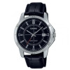 Casio – Montres analogiques classiques conçues – Bracelet cuir noir – MTP-V004L-1C