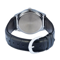 Casio – Montres analogiques classiques conçues – Bracelet cuir noir – MTP-V004L-1C