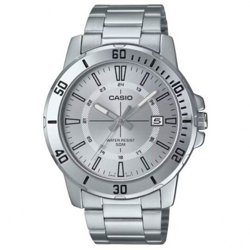 Casio – Tout en acier inoxydable – Diamètre boîtier 45 mm – MTP-VD01D-7CV Casio – Tout en acier inoxydable – Diamètre boîtier 45 mm – MTP-VD01D-7CV