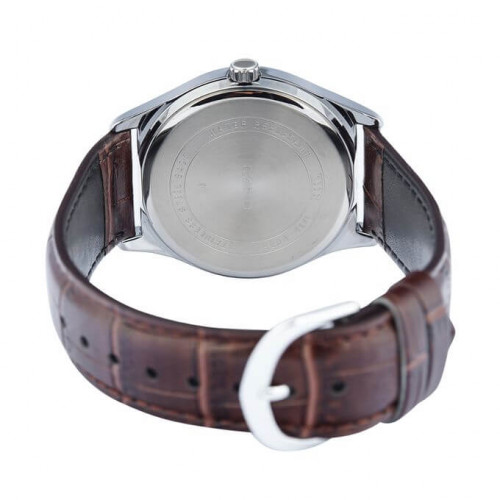 Casio – Cadran blanc – Bracelet cuir marron – MTP-VD01L-7CV Casio – Cadran blanc – Bracelet cuir marron – MTP-VD01L-7CV