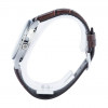 Casio – Cadran blanc – Bracelet cuir marron – MTP-VD01L-7CV