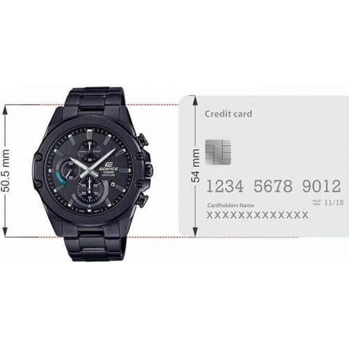 Casio – Noir – Tout en acier inoxydable – Verre saphir anti-rayure – Édifice Collection – EFR-S567DC-1AV Casio – Noir – Tout en acier inoxydable – Verre saphir anti-rayure – Édifice Collection – EFR-S567DC-1AV