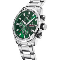 Festina – Sophistiquée pour un look tendance – Cadran vert – Bracelet en acier inoxydable – F20463/3