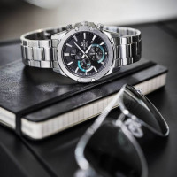 Casio – Série EDIFICE SLIM à cristal de saphir – Chronographe – EFR-S567D-1AVUDF