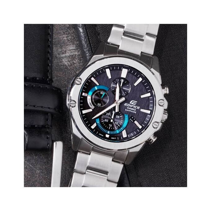 Casio – Série EDIFICE SLIM à cristal de saphir – Chronographe – EFR-S567D-1AVUDF